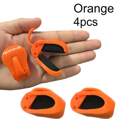 4Pcs/Set Universal Fishing Rod Clip Quick-Attach Fishing Rod Holder Fishing Equipment Fishing Tools Outdoor Fishing Accessories