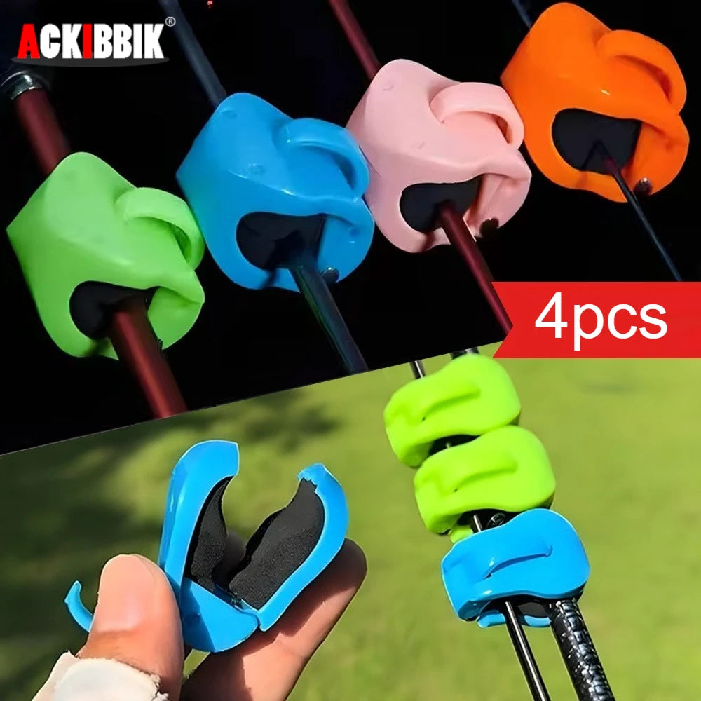 4Pcs/Set Universal Fishing Rod Clip Quick-Attach Fishing Rod Holder Fishing Equipment Fishing Tools Outdoor Fishing Accessories